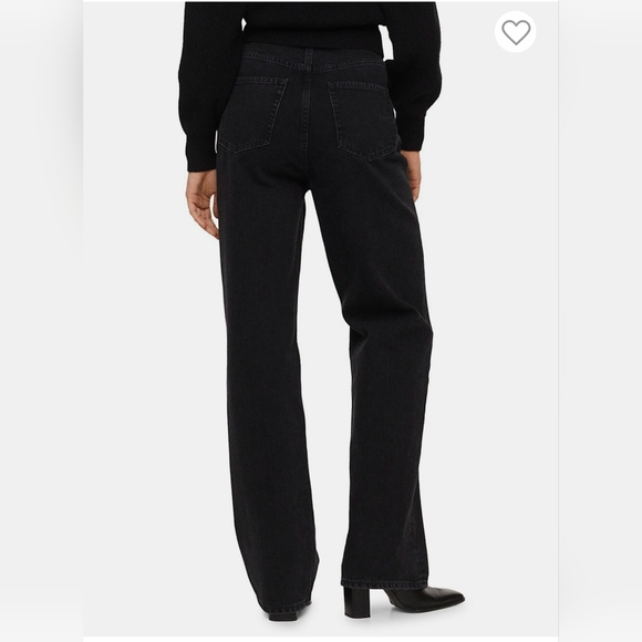 Mango Straight Fit High Waisted Jeans with Tag attached - Picture 2 of 4